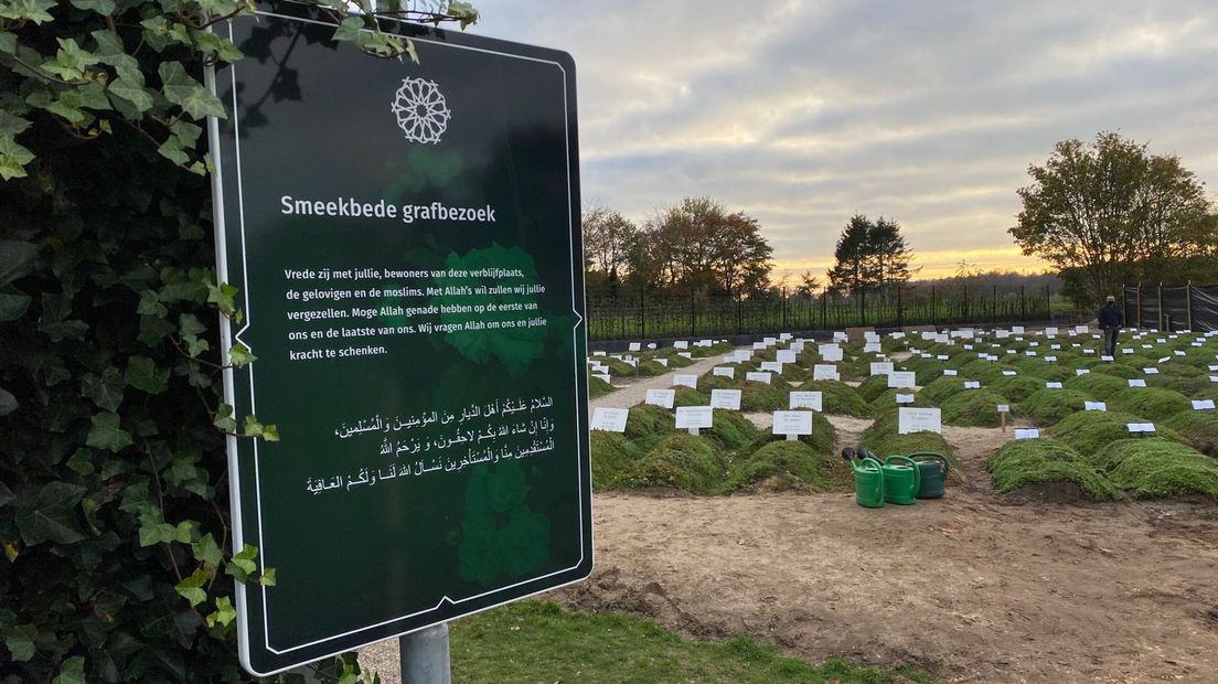 De begraafplaats in Zuidlaren is nu een half jaar open