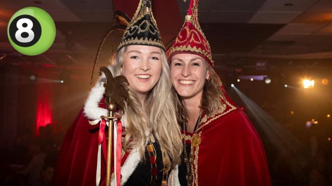 Vrouwen aan de macht bij het carnaval in Zillewold.
