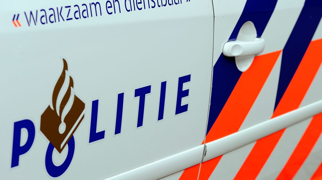 De politie heeft de spookrijder tot stoppen gedwongen (Rechten: Lex van Lieshout ANP XTRA)