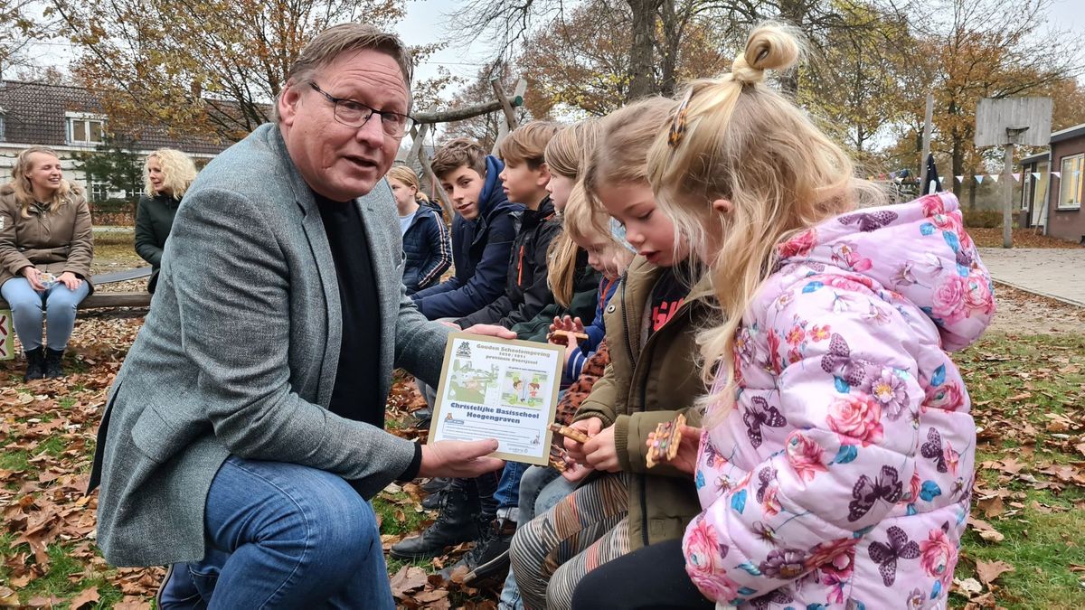 Basisschool in Stegeren heeft de groenste schoolomgeving van Overijssel