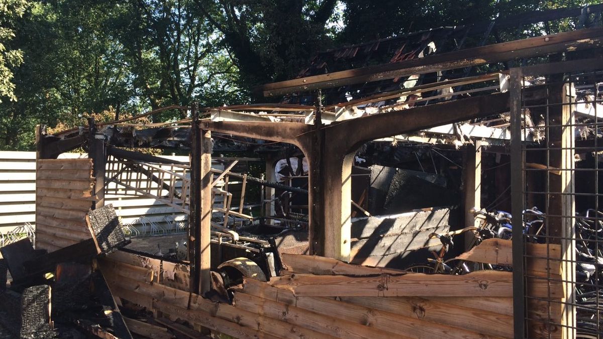 'Geluk bij een ongeluk dat de brand in een schuur was'