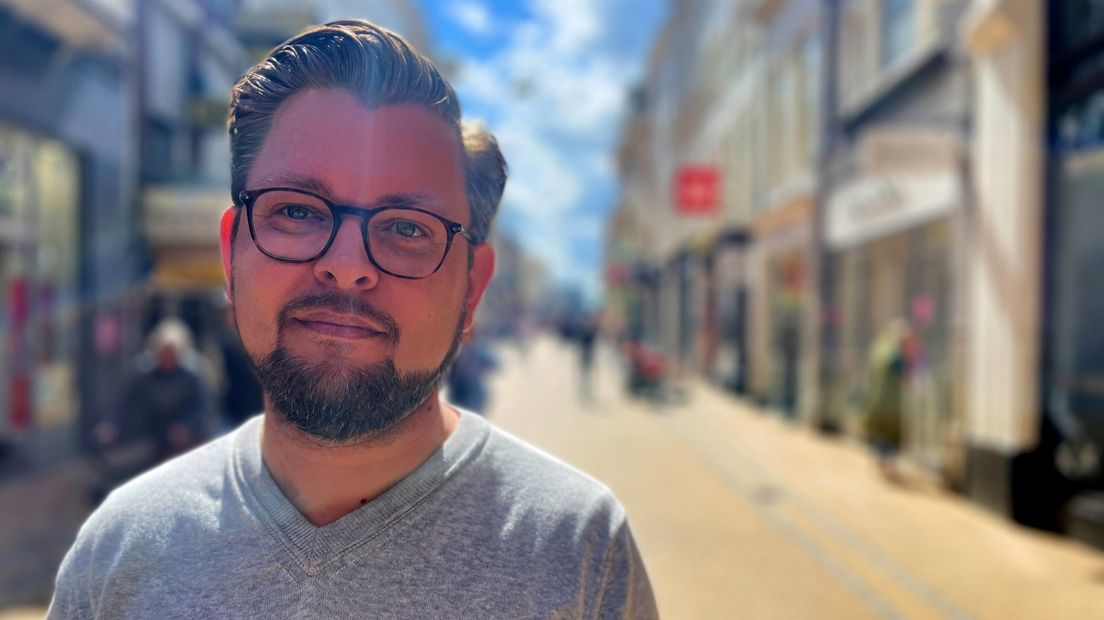 Eelco Eikenaar in de Herestraat