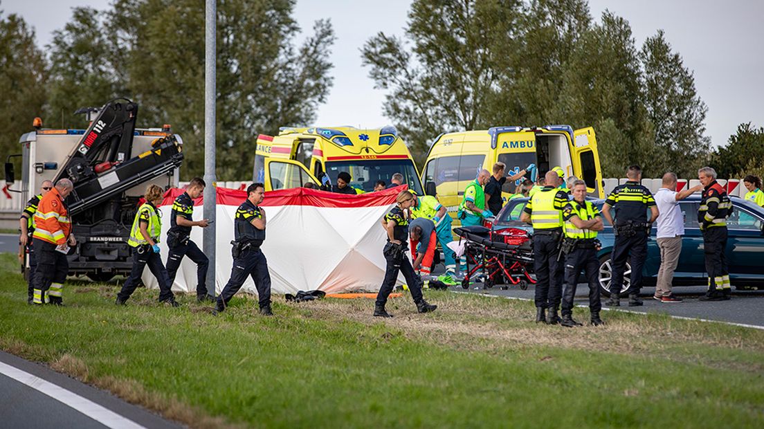 De man uit Nieuwegein en de man uit Hoofddorp raakten zwaargewond.