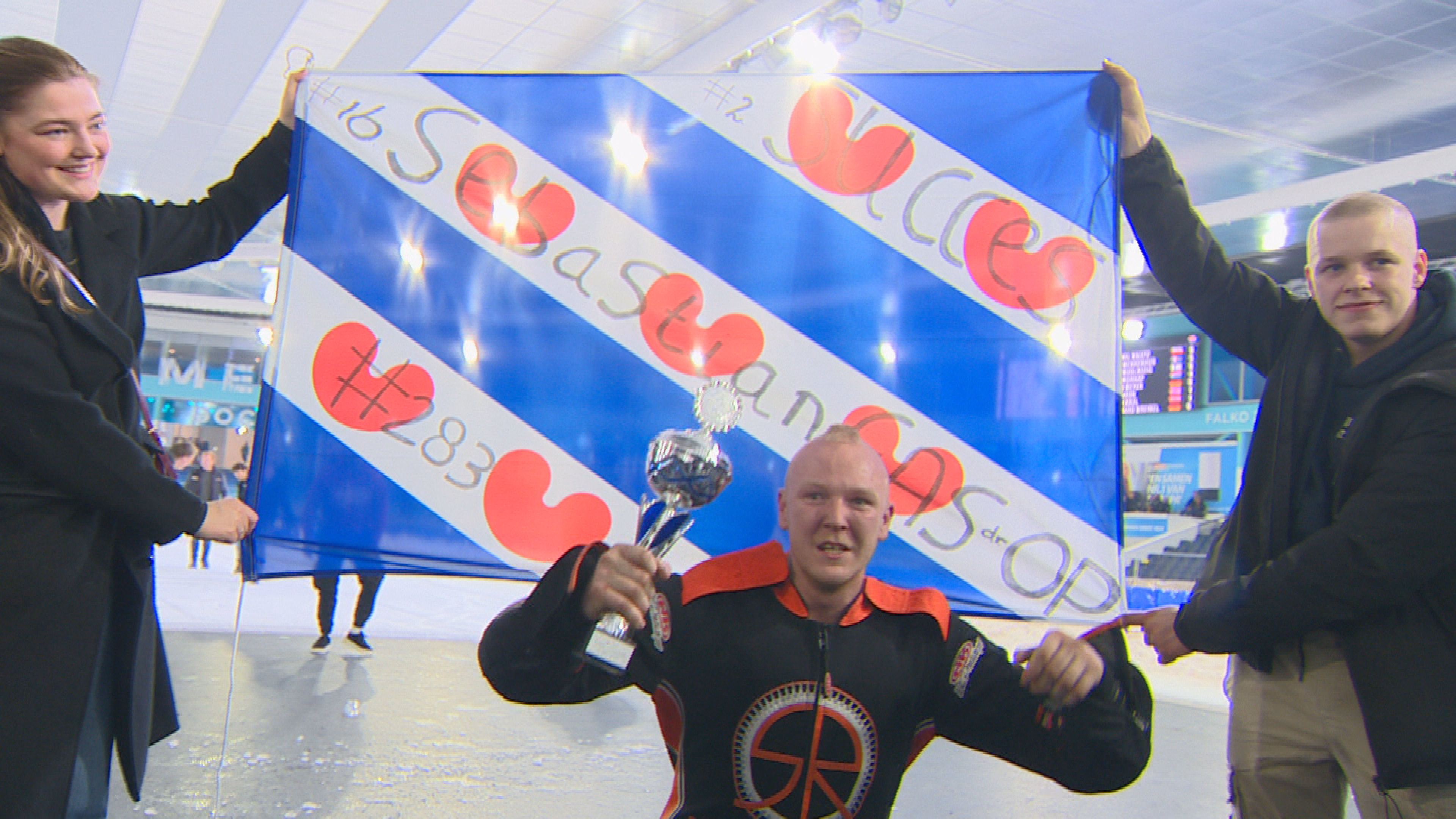 Sebastian Reitsma by de Fryske flagge