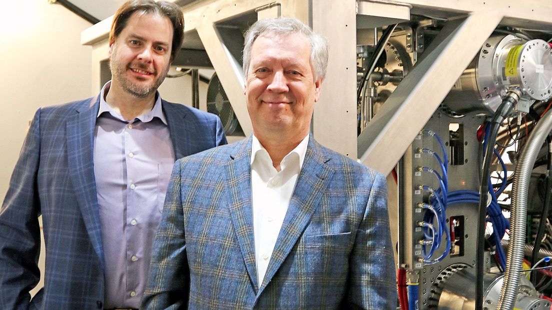 Shine oprichter Greg Piefer (l) en Harrie Buurlage