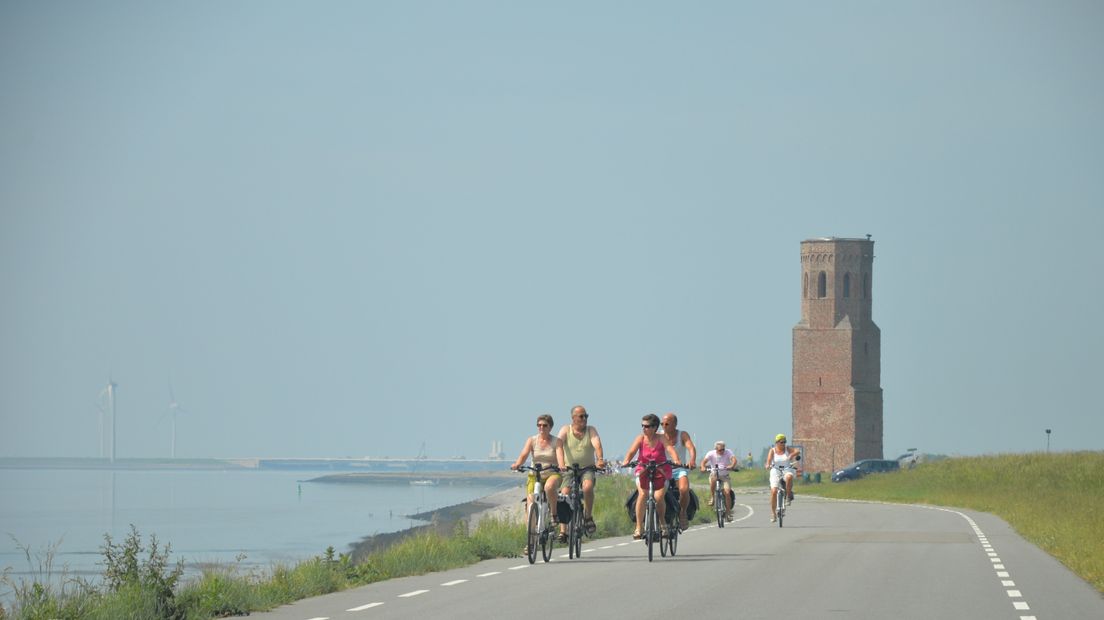 Fietsen langs de Oosterschelde