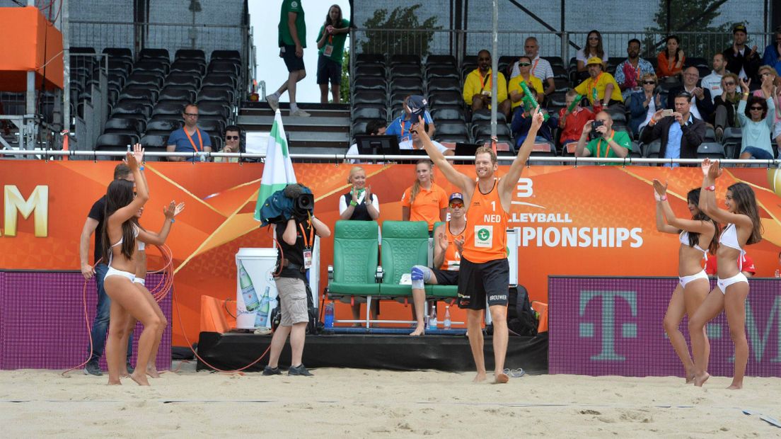 WK beachvolleybal 2015 in Den Haag, Alexander Brouwer