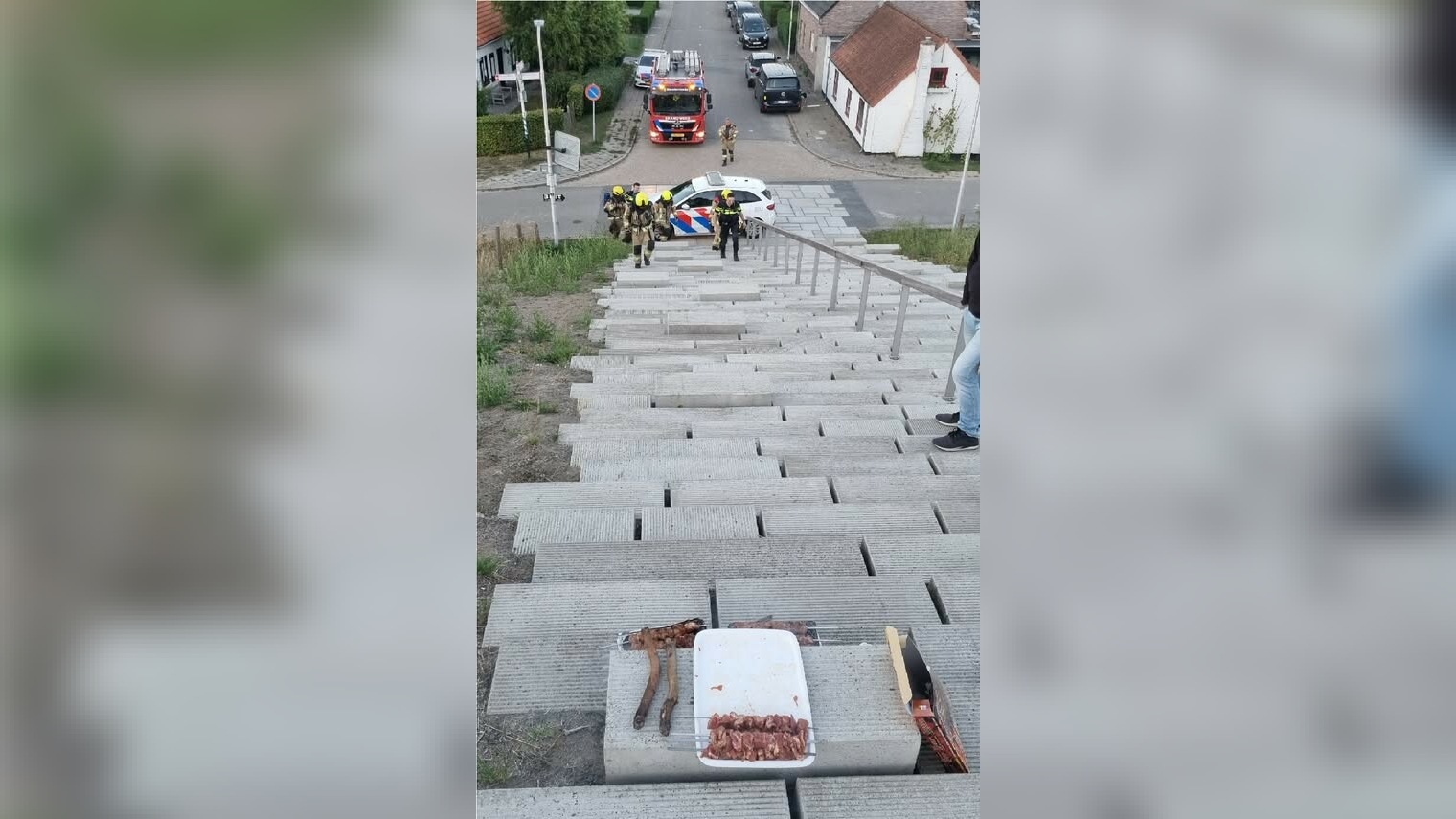 Brandweer en politie rukken uit voor 'grote brand'