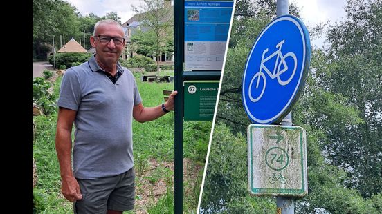 'Geen reclame': Bordjes fietsknooppuntennetwerk zo 'groen als een peer'