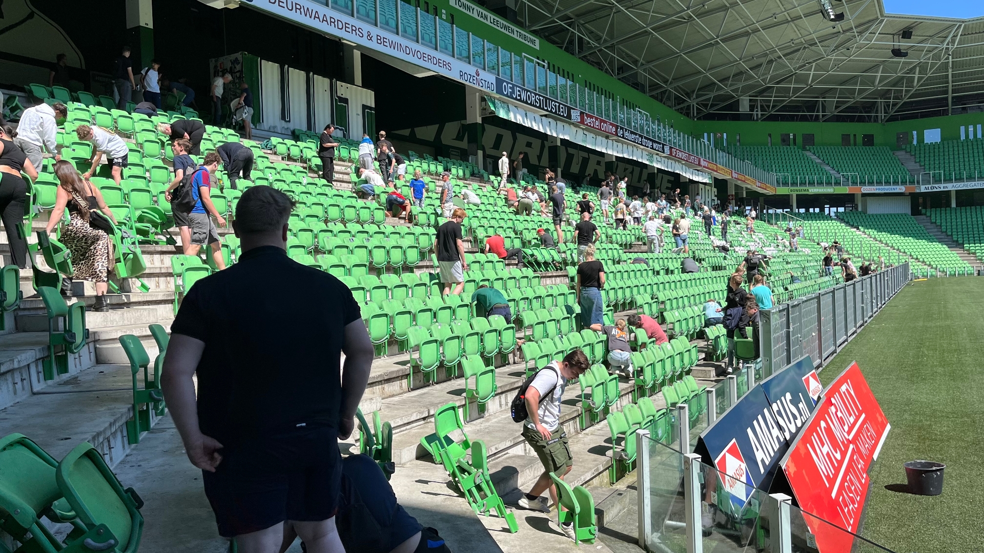 Steeksleutel 17 mee voor een Noordtribunestoeltje in huis: 'Leuk om te hebben'