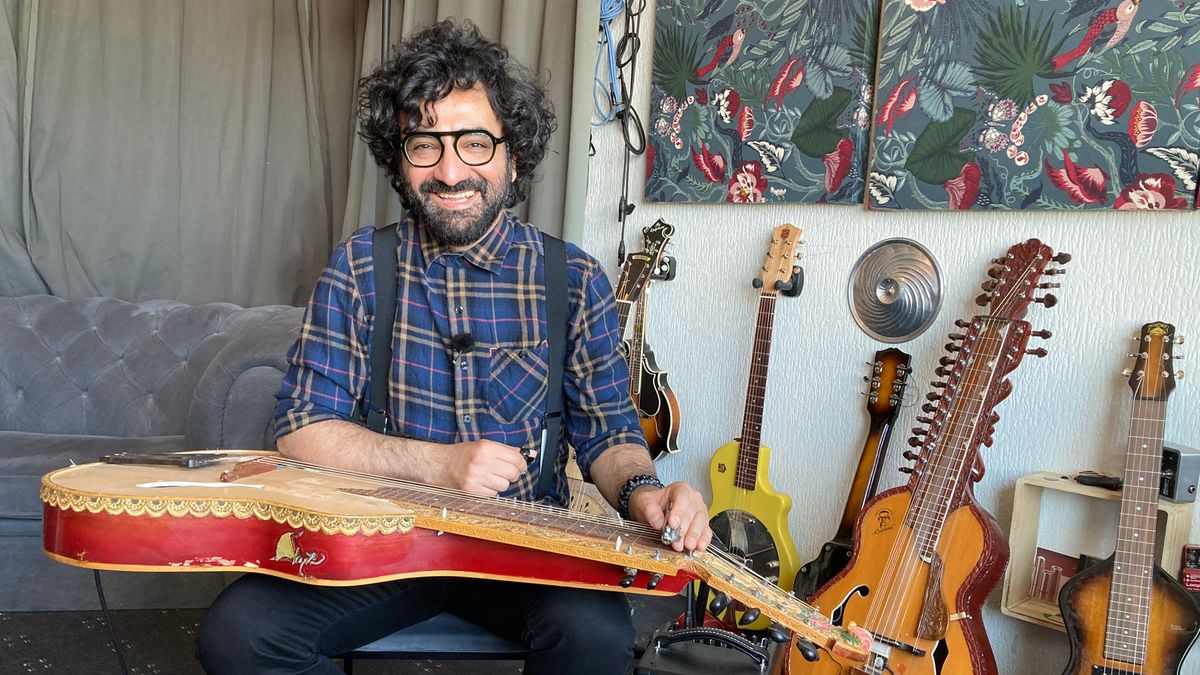 Hamid laat de hele wereld langskomen op zijn slide-gitaar: 'Mooiste gitaarklanken ooit'