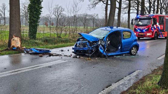 Man zwaargewond na ernstig ongeluk op N824.