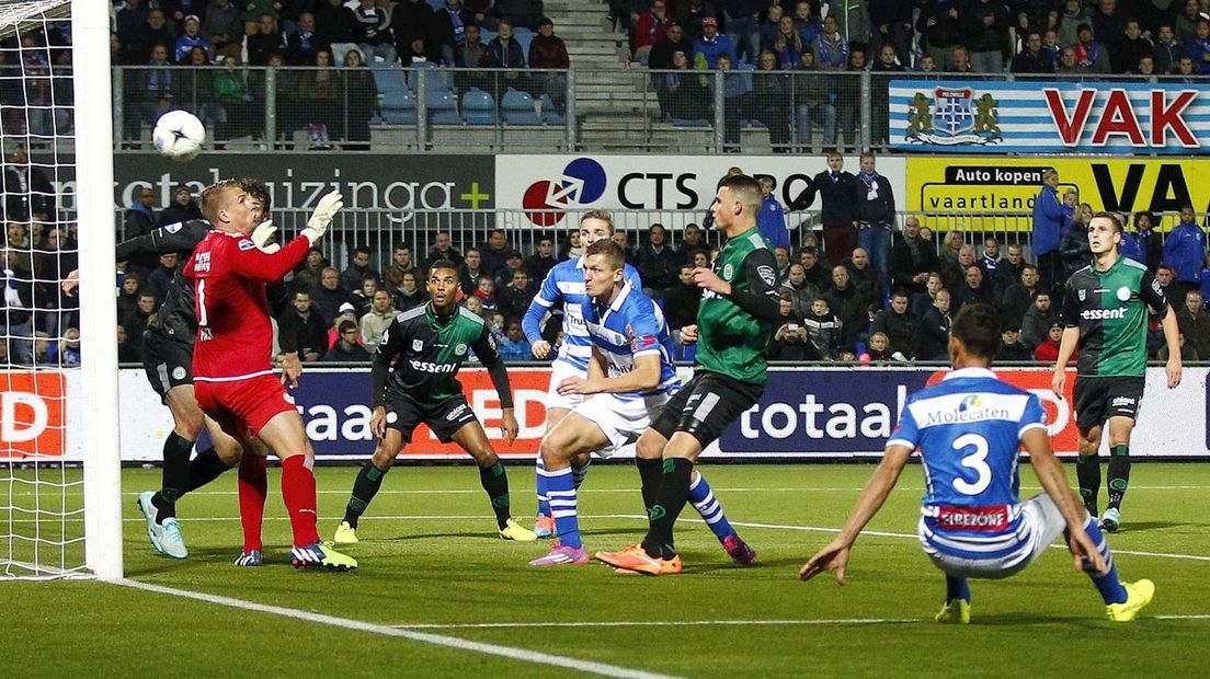 Necid kopt de 2-0 binnen tegen FC Groningen