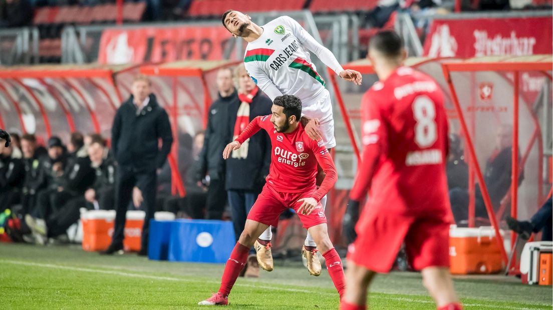 Cuevas tijdens het duel tegen ADO