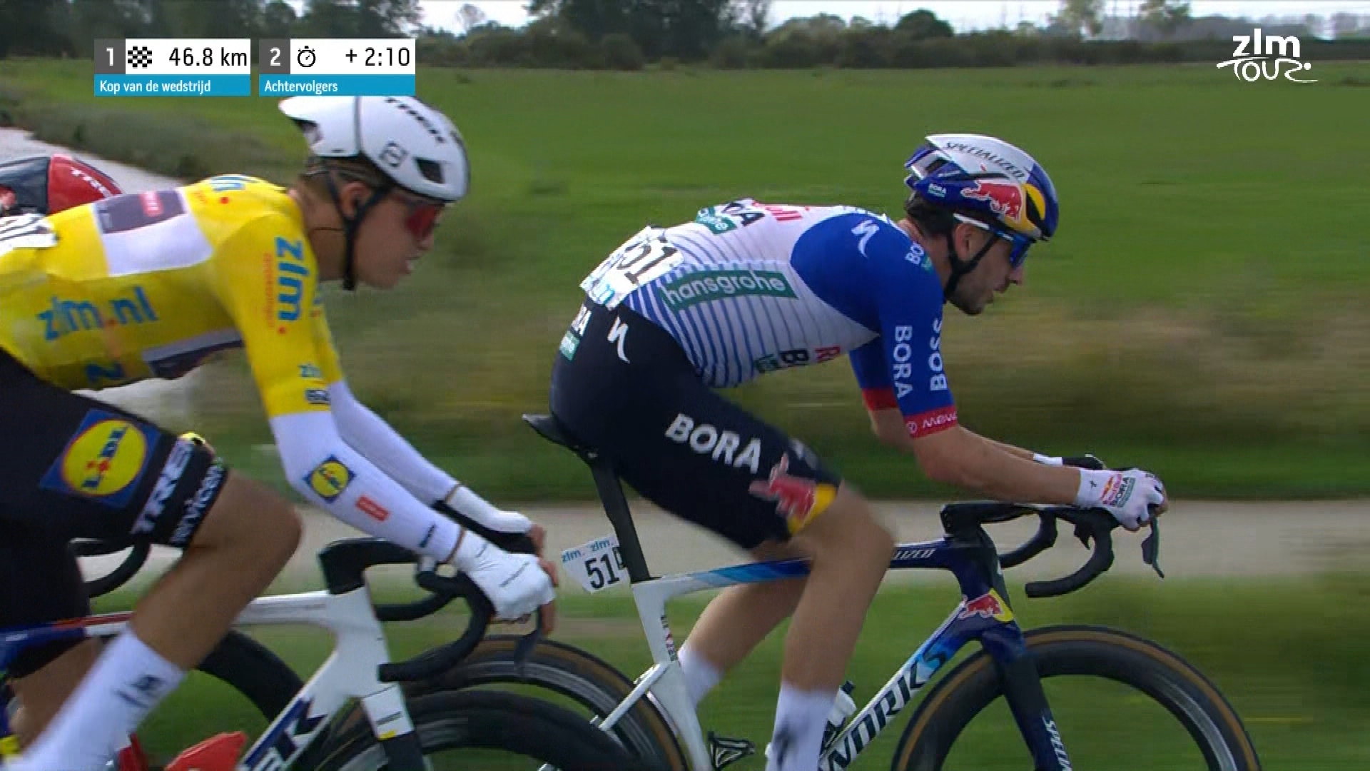 Tim van Dijke kleurt tweede etappe ZLM Tour maar moet meerdere erkennen in Vacek