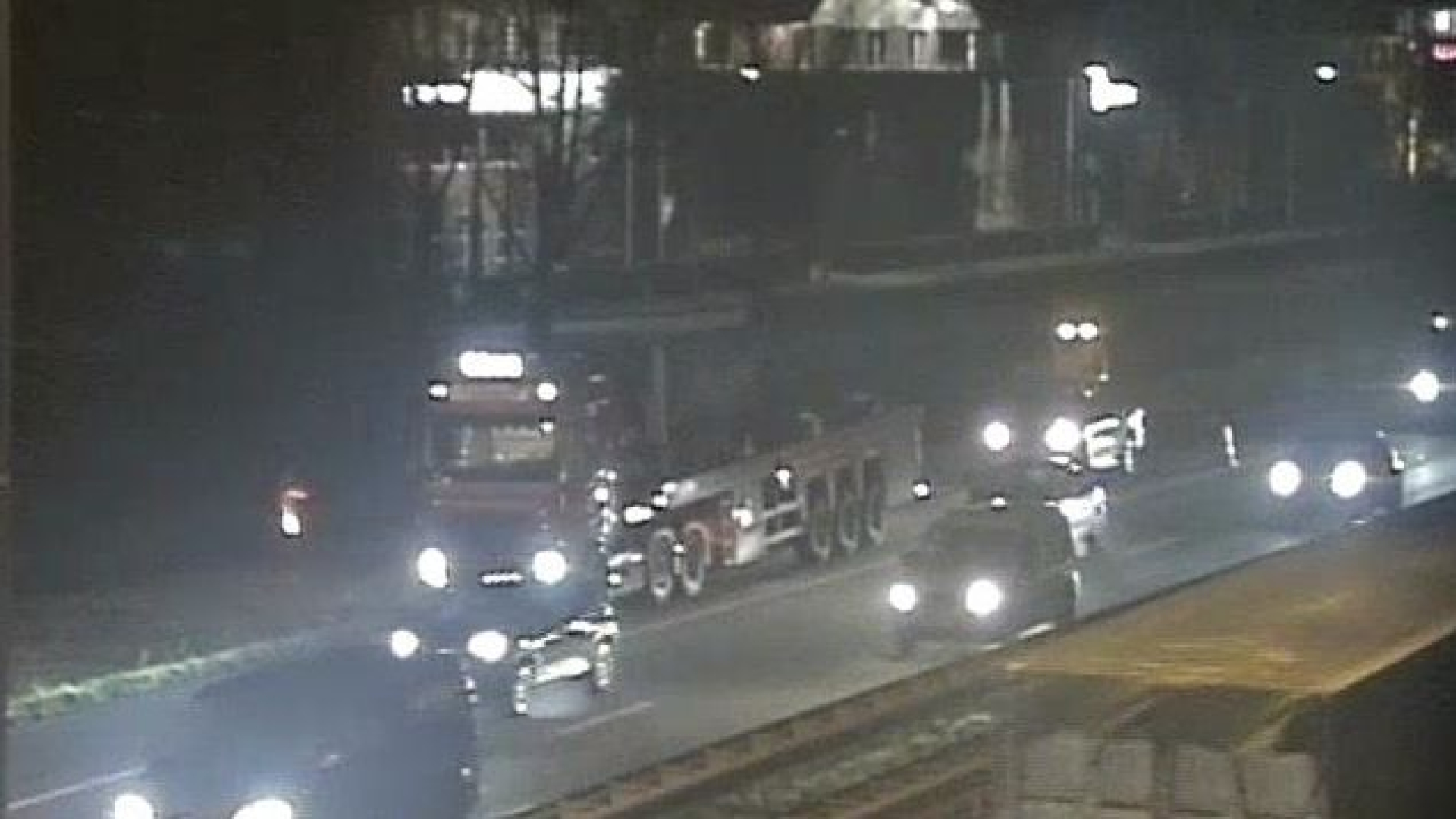 Flink oponthoud A1 door kapotte vrachtwagen