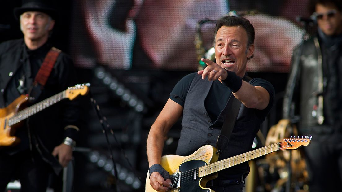 Springsteen speelde ruim 3 uur lang op het Haagse Malieveld.
