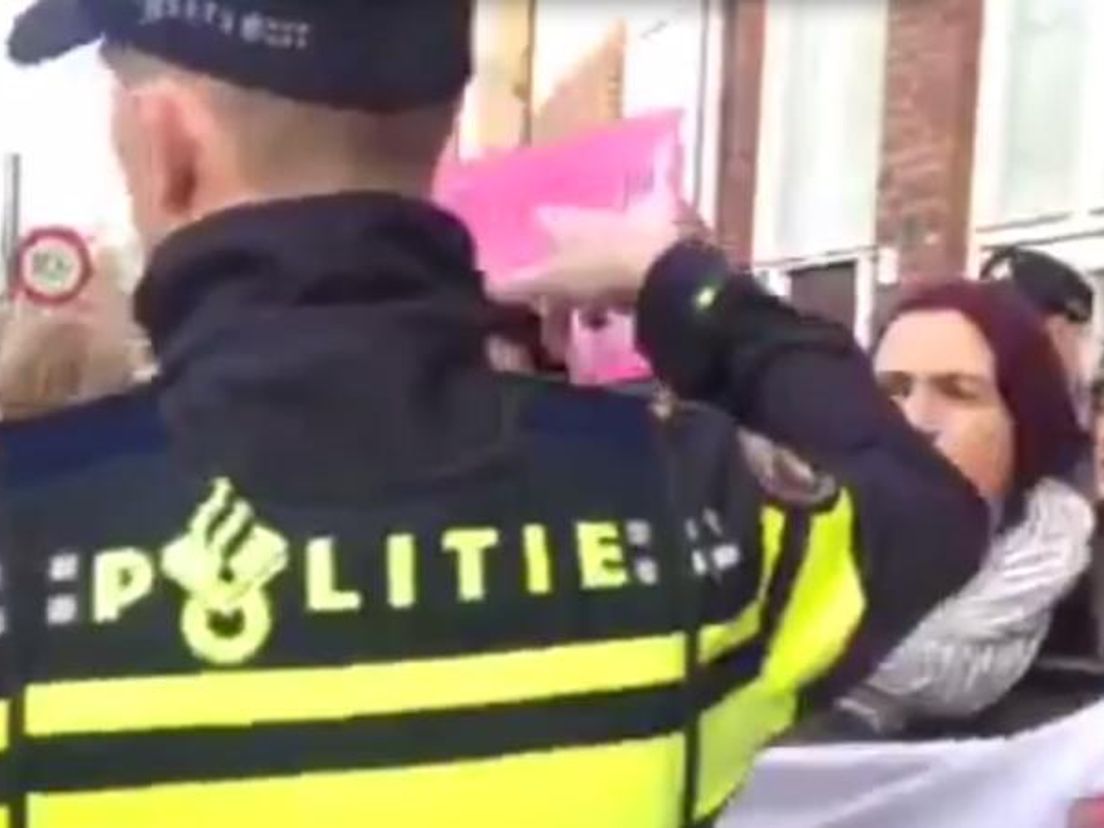 Arrestaties bij protest tegen Wilders