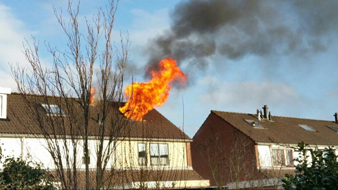 Flinke brand in IJsselmuiden