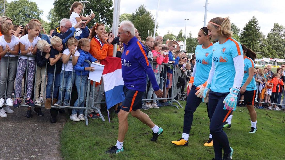De training in De Lutte