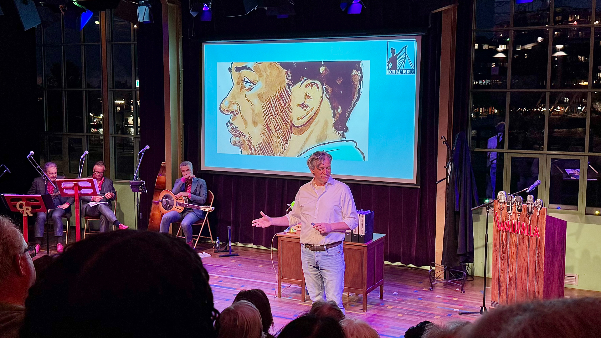 Strafrechter Jacco Janssen in Theater Walhalla