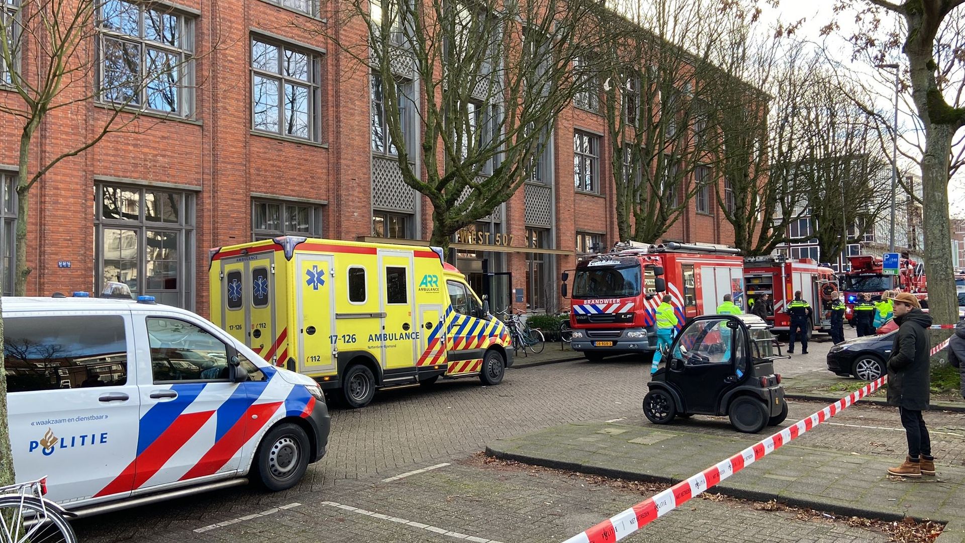 Grote Brand Na Explosie In Appartement In Rotterdam-West - Rijnmond