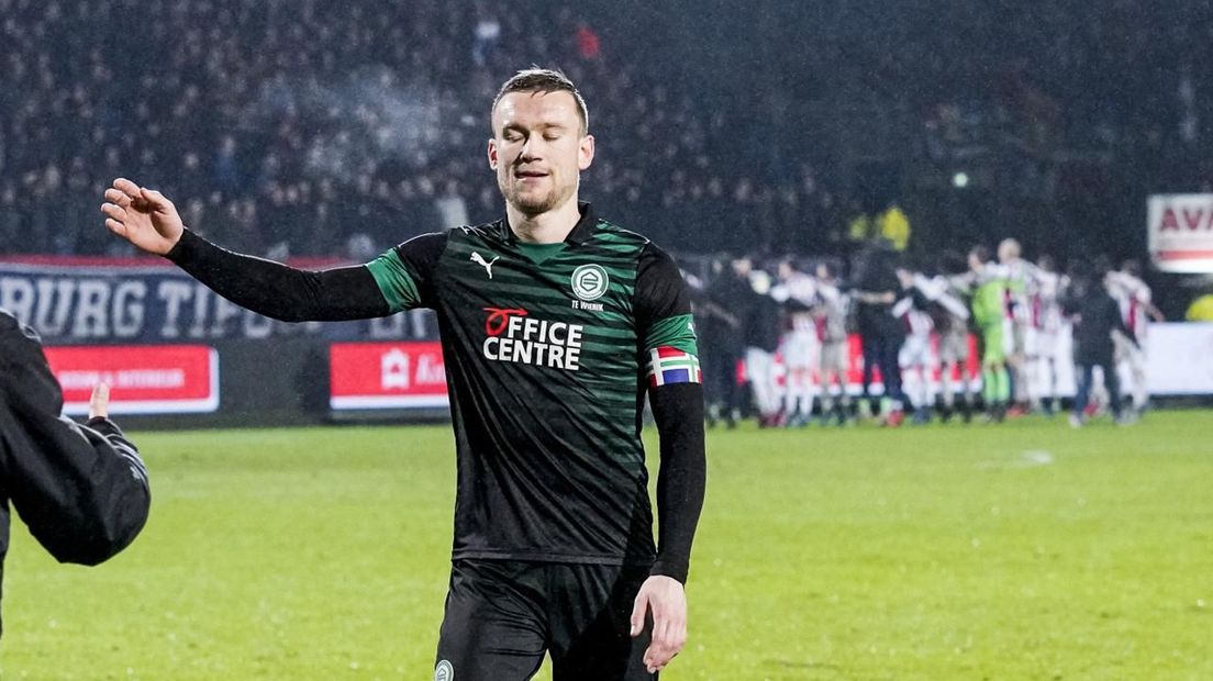 FC Groningen-aanvoerder Mike te Wierik.