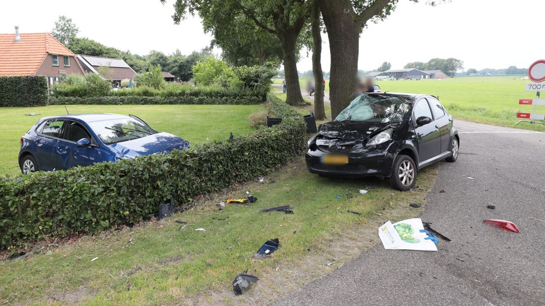 Aanrijding in Oudleusen