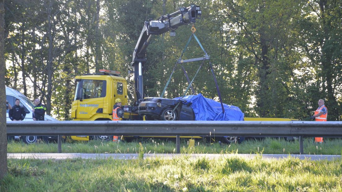 De auto van een vermiste man uit Limburg lag in het water