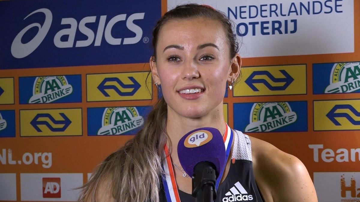 Nadine Visser blij met haar gouden medaille Omroep Gelderland