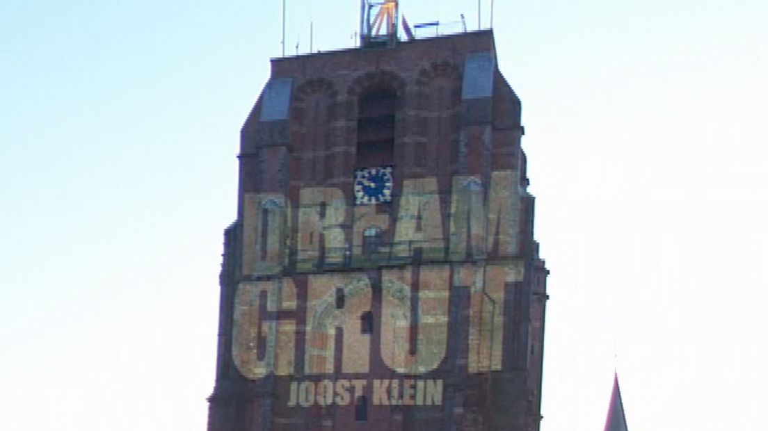Teksten van Joost Klein op de Oldehove