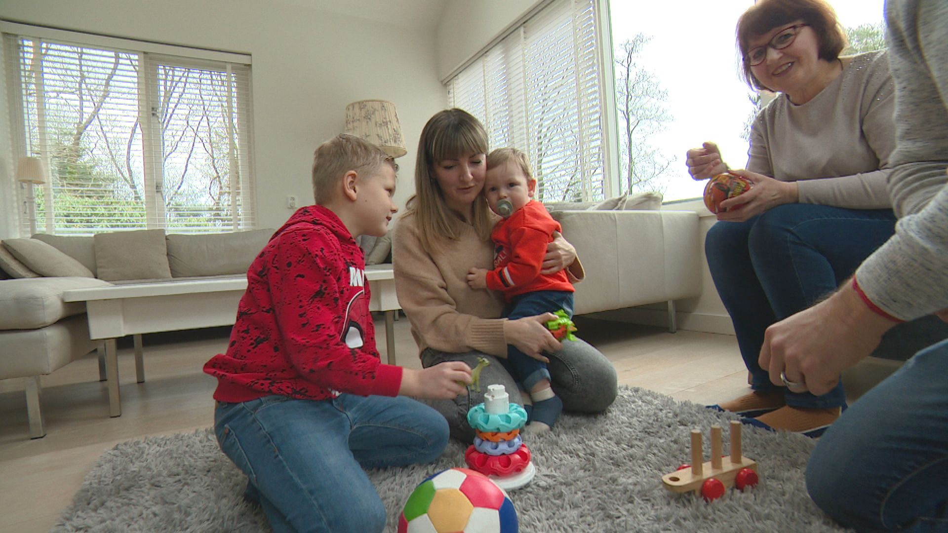 De 31-jarige Yana uit Oekraïne woont nu in Haulerwijk met haar kinderen, moeder en broer