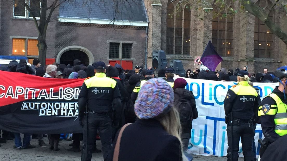 Demonstratie AFA op Kerkplein 
