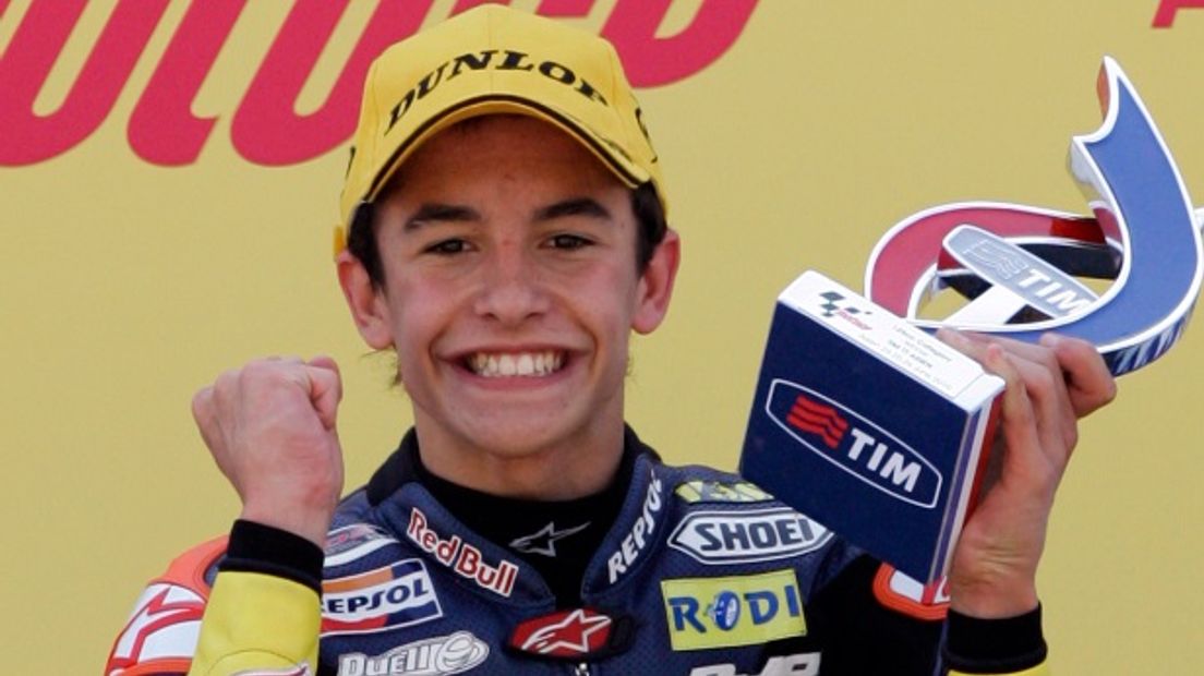 Marquez won in 2010 voor het eerst de TT (Rechten: ANP)