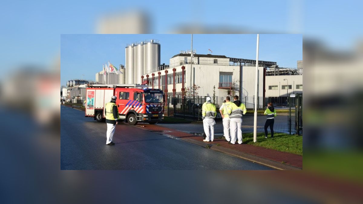 Zuivelfabriek in Gerkesklooster ontruimd na brandmelding