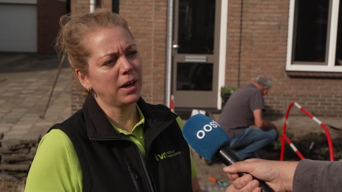 Handen uit de mouwen tijdens de Groene Straat Make-over in Wierden.