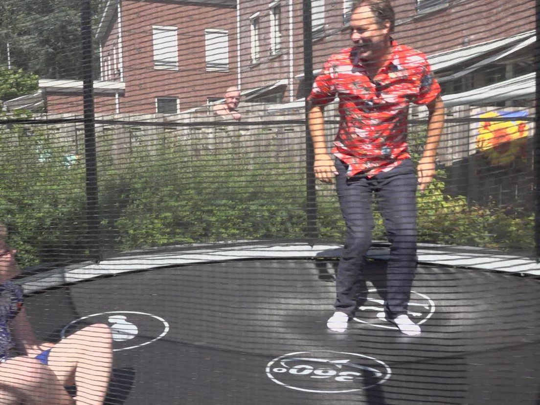 Sander test de trampoline