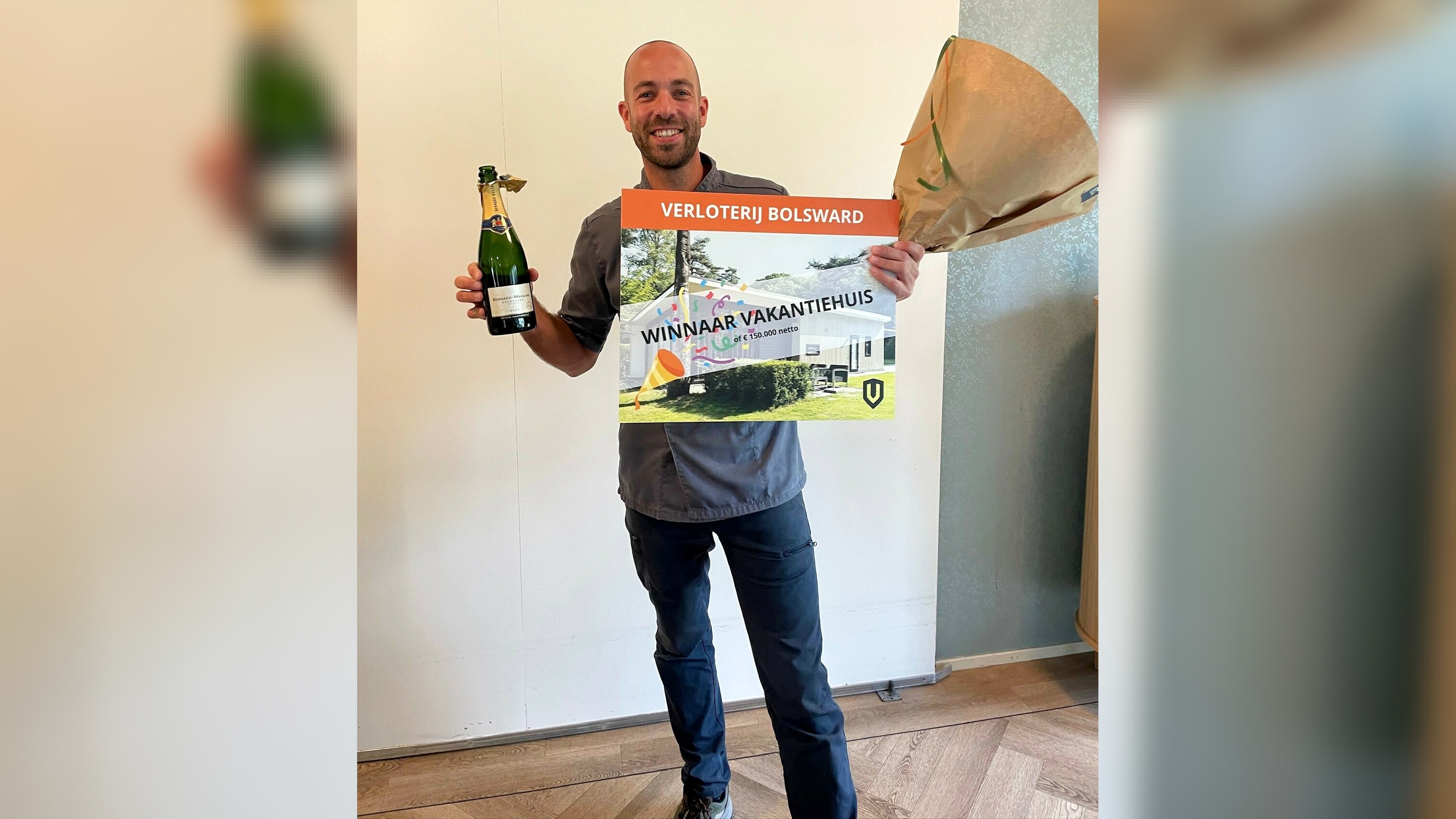 Ruben Lukkes waard ferrast op syn wurk