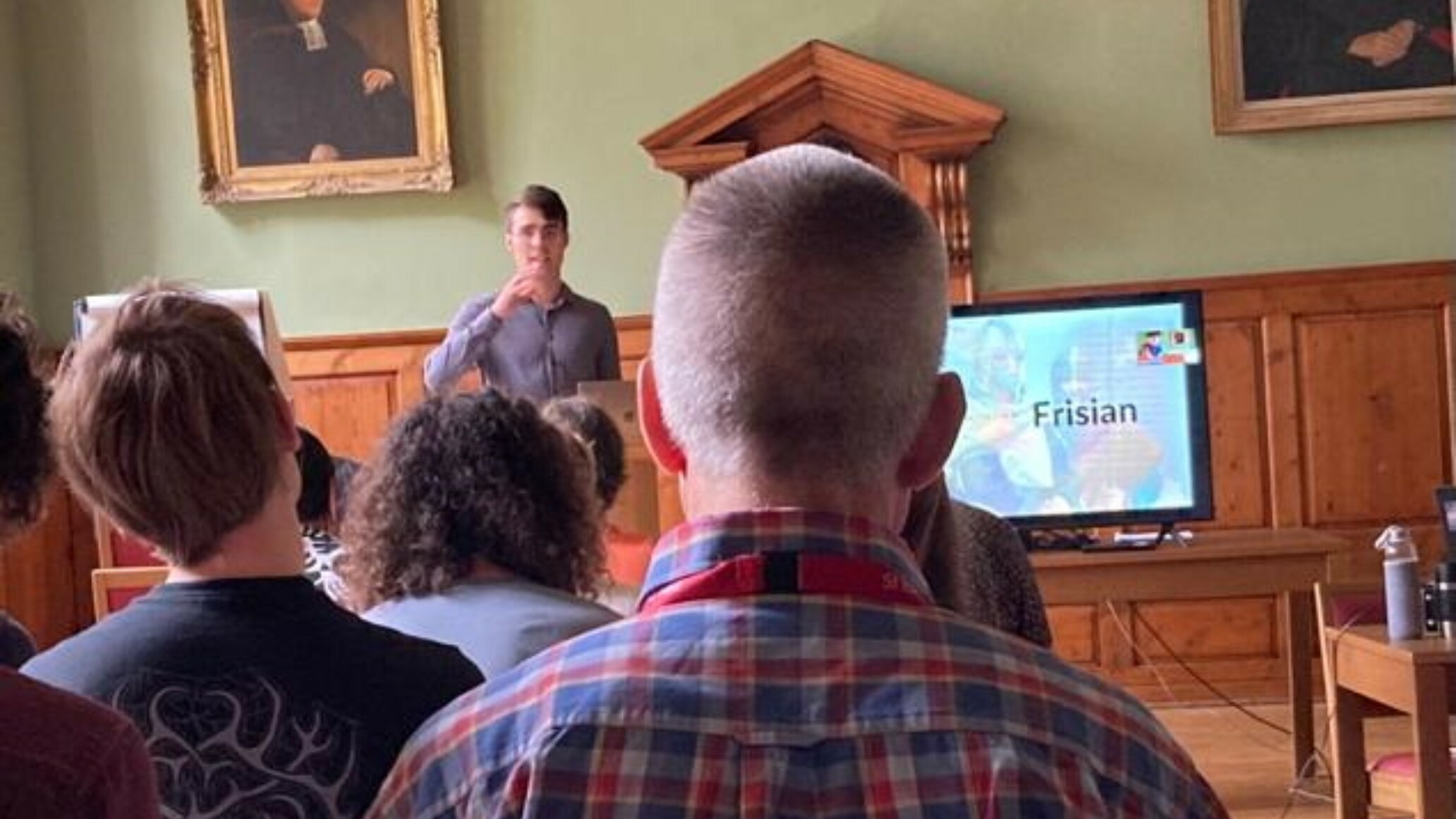 Vinkenoog jout in kolleezje op de Old Frisian Summer School yn Oxford