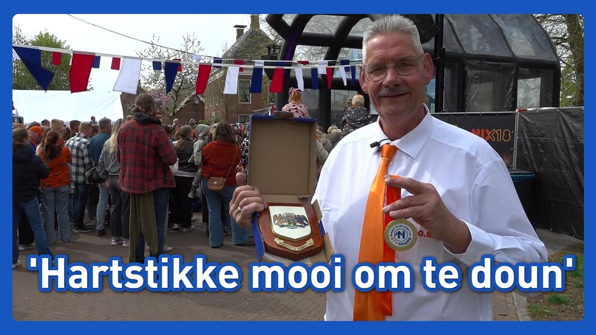 Supervrijwilliger Janco (52) organiseert de laatste keer Koningsdag in Middelstum