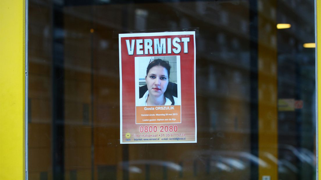 Poster vermiste Gosia uit Alphen