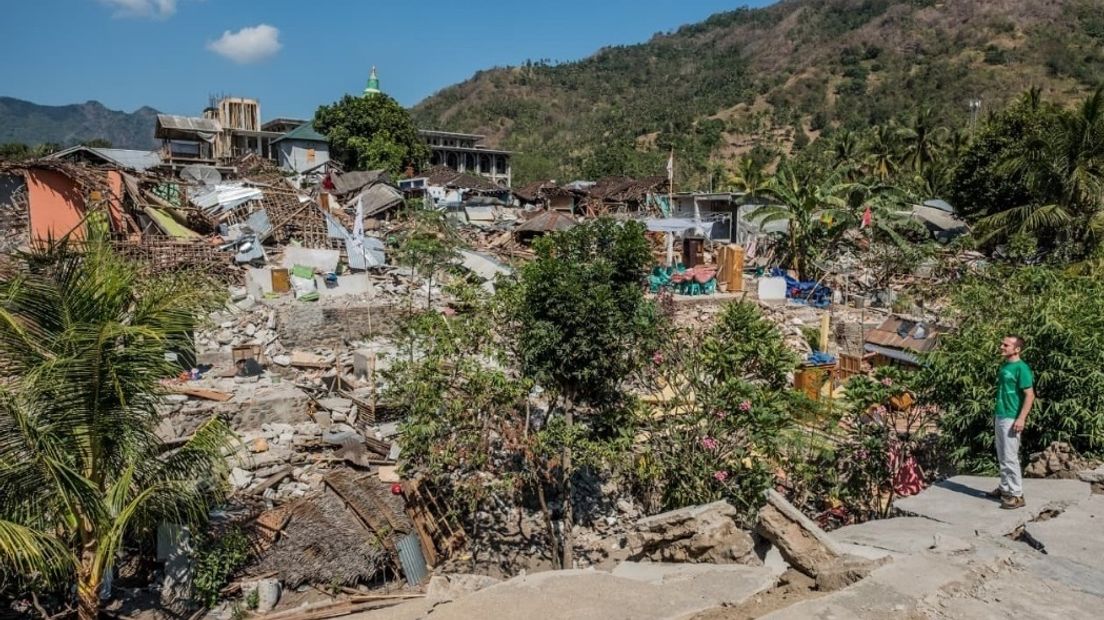 Zeeuw op Lombok: 'Alsof het eiland is gebombardeerd'