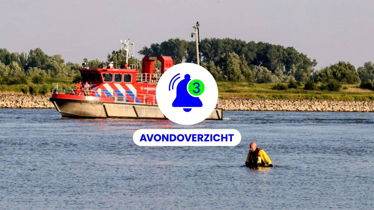 Man overleden in de Waal, code rood voor hitte en aanhouding voor fatale aanvaring op vrijdag 26 jun