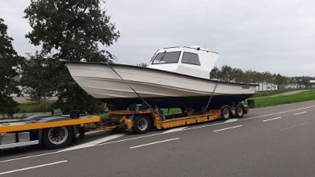 De verdachten werden aangehouden op speedboot 'Julia'