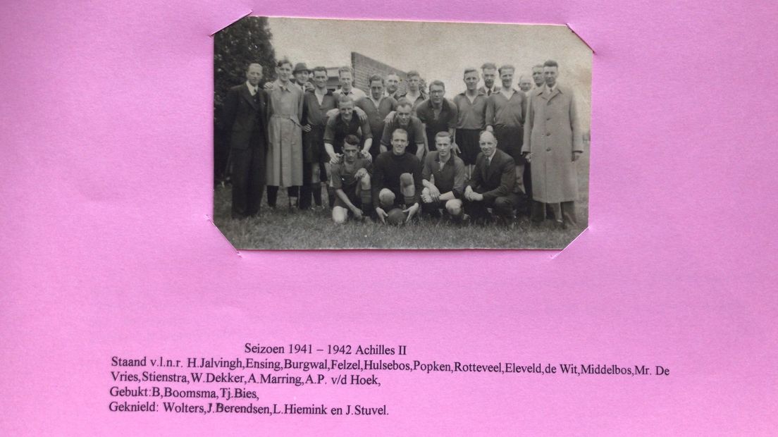Het Drents Archief heeft veel oude foto's van de Asser voetbalclub Achilles (Rechten: Drents Archief)