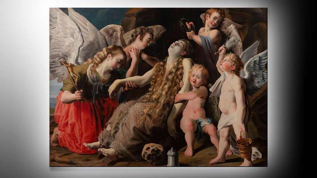 De bewening van de stervende Maria Magdalena, 1620-1629 - Toegeschreven aan Melchior de la Mars.