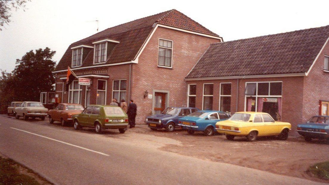 Het café in de jaren zeventig