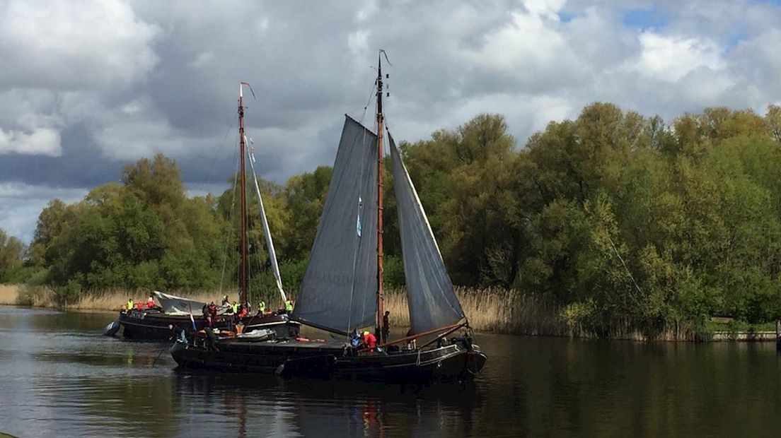 Mattenschippersrace van start in Blokzijl