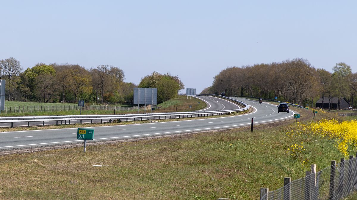 Deel N33 dit weekend afgesloten voor onderhoud