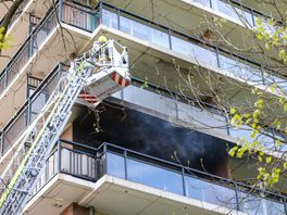 Lift flatgebouw kapot na brand, bewoners kunnen niet terug naar huis